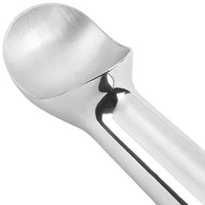 Cuchara para helado antiadherente, portátil, negra, de aluminio, para hacer bolas de melón, para masa de galletas, utensilios para helado - Product Image 5