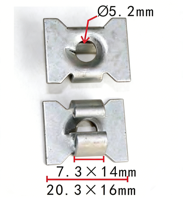152300 Clips automobiles, attaches en plastique, écrous d'expansion multi-usages à enfoncer pour pièces automobiles GM, clips métalliques