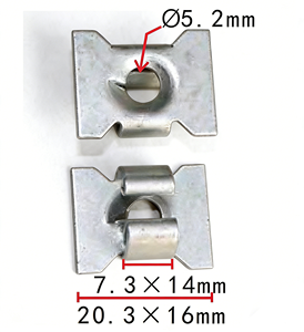 152300 Clips automobiles, attaches en plastique, <span class=keywords><strong>écrou</strong></span>s d'expansion multi-usages <span class=keywords><strong>à</strong></span> enfoncer pour pièces automobiles GM, clips métalliques - Product Image 3