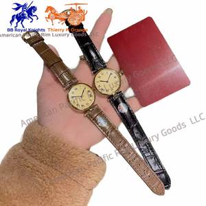 Relojes de Diseño Casual de Lujo para Mujer, Hechos a Mano, Analógicos, con Correa de Cuero y Acero Inoxidable, Incluye Cronómetro - Product Image 2