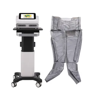 Masajeador de cuerpo completo de pierna de compresión de presión de aire profesional máquina de drenaje linfático con EMS