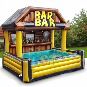 Tente gonflable extérieure adaptée aux besoins du client de barre de tiki de plage de barre gonflable de piscine <span class=keywords><strong>à</strong></span> <span class=keywords><strong>vendre</strong></span> - Product Image 3