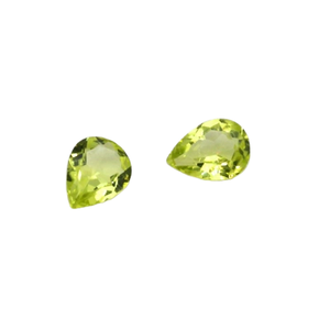 Piedra Preciosa Natural Verde de Alta Calidad, Corte Pera 3x4mm, Peridoto para Joyería - Product Image 1