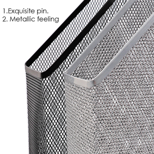 Gran oferta de Foska, estante de alambre de malla de acero para oficina de escritorio, organizador de revistas, archivo, documento, organizador de papel, soporte, clasificación de cartas y <span class=keywords><strong>correo</strong></span> - Product Image 3