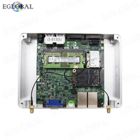 Mini PC OEM con Envío Gratuito, Celeron 2955U, Doble NIC, Doble COM, Doble Núcleo, SSD de 256 GB, Linux, Sin Ventilador, WiFi, Mini Ordenador Económico para el Hogar y la Oficina