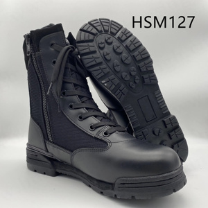 Stivali Tattici da Combattimento HY, Suola in EVA+Gomma Antiurto, Marca Originale <span class=keywords><strong>Vibram</strong></span>, Stivali Desert 8 Pollici Striker, Unisex per Attività all'Aperto HSM311 - Product Image 6