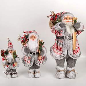 Ornements de sapin de Noël, poupée de Père Noël, jouet de décoration, exquis pour la maison, cadeau de Noël, joyeux nouvel an pour Noël - Product Image 1