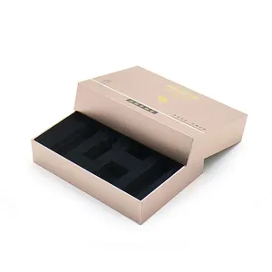 China factory competitive wholesale price customized cosmetic paper box makeup set gift box with foam insert