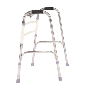 Wanying Stainless Steel Folding <b>Walker</b> With Seat For <b>Elderly</b> Silver Gray - Product Image 3