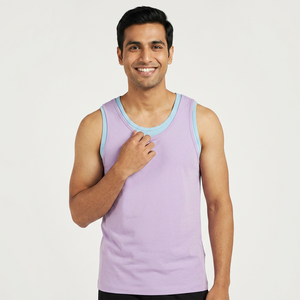 Camiseta sin Mangas para Hombre, Venta Directa de Fábrica, Multicolor, Cómoda, Deportiva, de Algodón y Elastano, Fabricante de Ropa para Hombre - Product Image 1