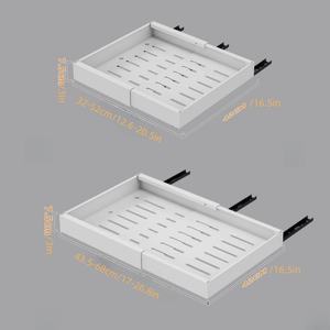 Estante de almacenamiento de Metal <span class=keywords><strong>Vertical</strong></span> de acero al carbono escalable, cajón de cocina, cuenco, cesta, organizador para botellas de condimentos, estante para platos - Product Image 5