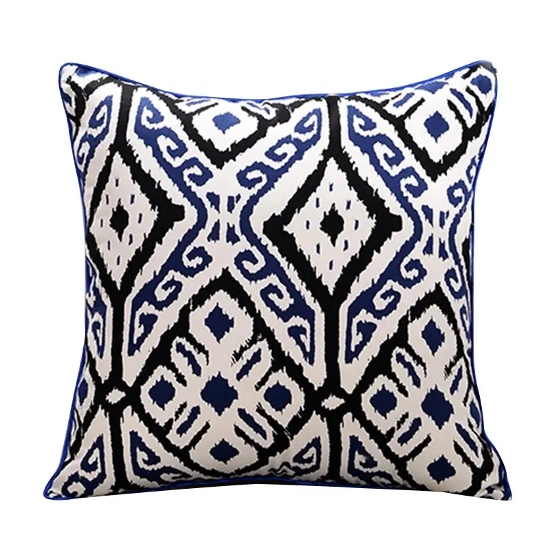 wholesale pillow custom printing geometric cushion covers for home