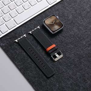 Nuevo anuncio Correa <span class=keywords><strong>de</strong></span> reloj <span class=keywords><strong>de</strong></span> cuero suave y transpirable para reloj inteligente 49mm/44mm/45mm para IWatch <span class=keywords><strong>Series</strong></span> 9/8/7/6/5/4/SE - Product Image 4