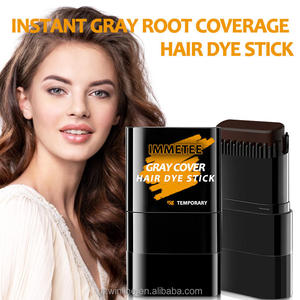 Bâton de <span class=keywords><strong>coloration</strong></span> capillaire professionnel pour retouche des racines, couvrant les cheveux gris, teinture capillaire <span class=keywords><strong>temporaire</strong></span> instantanée, marque privée, vente en gros, 15g - Product Image 4