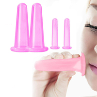 Ensemble de ventouses de Massage en silicone pour le visage et les soins de santé