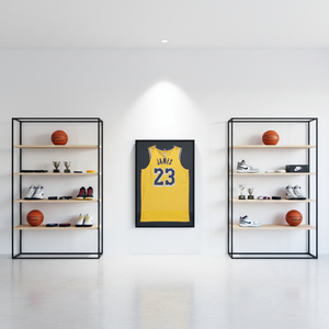 Marcos de Fotos de <span class=keywords><strong>Madera</strong></span> para Camisetas de Fútbol, Recuerdos, Marcos para Fotos de Baloncesto para Colgar en la Pared - Product Image 4