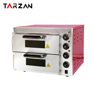 Thương mại hai tầng nướng lò nướng bánh <span class=keywords><strong>pizza</strong></span> điện lò bốn một bánh <span class=keywords><strong>pizza</strong></span> - Product Image 1