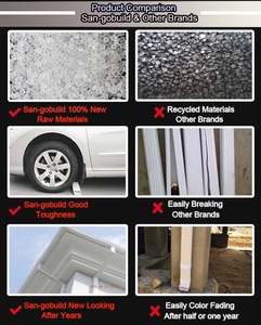 <span class=keywords><strong>Gouttière</strong></span> de <span class=keywords><strong>pluie</strong></span> économique en PVC, nouveaux matériaux blancs et noirs, <span class=keywords><strong>collecteur</strong></span> d'<span class=keywords><strong>eau</strong></span> de <span class=keywords><strong>pluie</strong></span> - Product Image 4