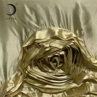 Nappe rectangulaire en satin rose 3D, décoration de table de luxe pour mariage, banquet, fête d'anniversaire