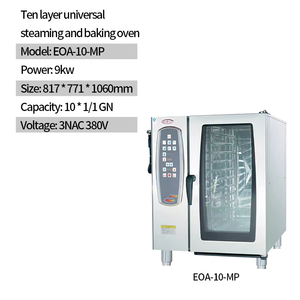 Horno de vapor Universal comercial de diez capas de alta <span class=keywords><strong>productividad</strong></span> para pollo a la parrilla, pato, asado, lechón, restaurantes, hoteles - Product Image 2