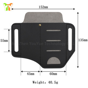 Ngoài trời dao Bìa Túi PU da gấp dao bao bì trường hợp công cụ thiết lập EDC Kìm bao kiếm Pouch thịt nướng sử dụng OEM/ODM - Product Image 6