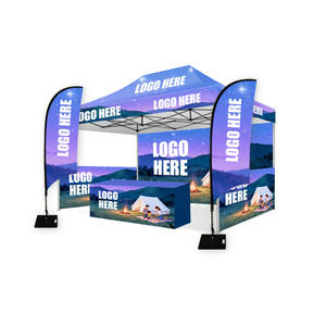 Gazebo Pieghevole Impermeabile 4x6 m con Logo Pubblicitario Personalizzato, Pronto per la Spedizione, per Eventi all'Aperto - Product Image 4