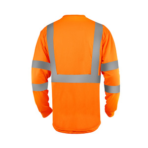 High Visibility Reflective Safety Polo <strong>T</strong> <strong>Shirt</strong> Construction <strong>Engineer</strong> Safety Reflective Long Sleeve Hi Vis <strong>Shirts</strong> - Product Image 2