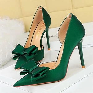 Tacones de Seda con Tiras y Cordones Metálicos de 10CM, Color Azul Rey, para Mujer, Tendencia 2025 - Product Image 3