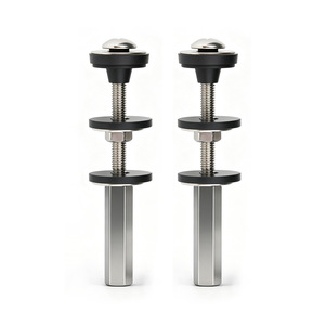 Vis de réservoir de toilette Aojiele en acier inoxydable 304 M6, fixations universelles pour l'installation des sièges de toilette - Product Image 3