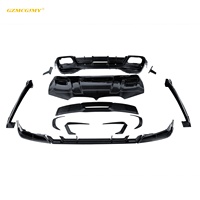 Faldón lateral difusor de labio delantero de parachoques de coche de 19 a 24 años adecuado para BMW X6 GO6 LCI Kit de carrocería de fibra de carbono