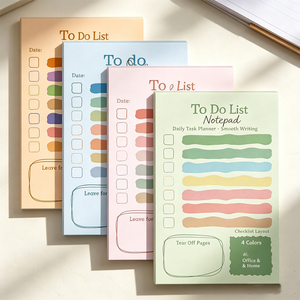 Bloc-notes de liste de tâches SK, blocs-notes colorés, logo personnalisé, approvisionnement en gros - Product Image 5
