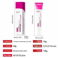 Crème éclaircissante à l'arbutine pour les taches brunes, hydratant visage anti-acné, sans marque en stock, marque privée et dropshipping