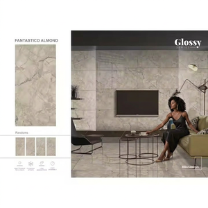 Calacatta มันวาวหรูหรากระเบื้องพอร์ซเลนสีขาว60x120ซม. Porcelanato ขัดเงาการออกแบบที่ทันสมัยทนต่อการสึกหรอพื้นห้องน้ำ - Product Image 1