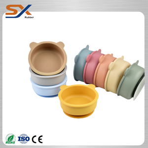 SHUOXI Custom-made yenilebilir silikon parçaları silikon kaseler kauçuk frizbi kauçuk oyuncaklar güvenli ve kokusuz doğrudan üreticiden - Product Image 2