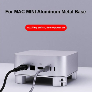PC máy tính lớn hợp kim nhôm máy tính để bàn đứng cho <span class=keywords><strong>Mac</strong></span> Mini M4 /M4 Pro 2024 tản nhiệt núi Dock làm mát phụ kiện chủ - Product Image 3