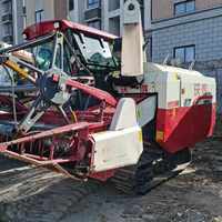Moissonneuse-batteuse d'occasion 130 CV pour céréales, avec boîte de vitesses motorisée, transmission par engrenages pour maïs, blé, riz, hauteur de travail 2200 mm, haute sécurité