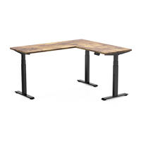 Bureau debout électrique réglable en hauteur de 1,4 m (55 pouces), ergonomique, pour ordinateur, PC, jeux, table pour ordinateur portable avec crochet pour casque
