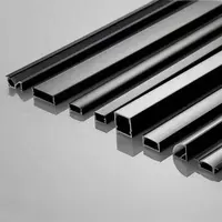 Корпус светодиодный алюминиевый профиль матовый черный чехол для украшения полоса светового канала