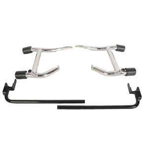 Nouvelles sacoches latérales CW avec barres de protection chromées <span class=keywords><strong>pour</strong></span> Touring Street Road Glide 14-25 en acier au carbone CW-HD-SBB021A-CR - Product Image 3