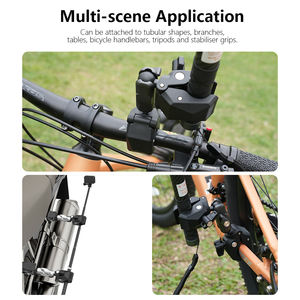 Soporte de cámara de ciclismo ajustable de rotación de 360 grados ligero de alta calidad soporte estabilizador <span class=keywords><strong>Selfie</strong></span> <span class=keywords><strong>Stick</strong></span> Set Accesorios - Product Image 4