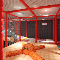 Équipement de parc d'aventure sportif commercial intérieur personnalisé pour enfants, aire de jeux en mousse pour école et centre commercial