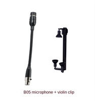 Microphone sans fil pour guitare acoustique B05, réduction de bruit, instrument de musique pour jouer de la pipa avec clip