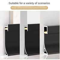 DECORTRIM vente en gros plinthe en aluminium murale LED bande lumineuse pour bar/décoration intérieure accessoires de carreaux