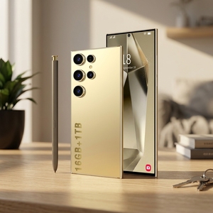 Téléphone intelligent d'occasion 2026 Glxy S24 Ultra 5G débloqué avec chargeur sans fil, 16 Go + 1 To, 108 MP, écran 7,3 pouces, batterie 8000 mAh - Product Image 1