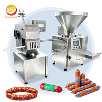 Mesin Pengisi Sosis Otomatis ORME Industrial Electric Small Sausage Fill Knot Machine