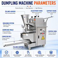 Machine automatique industrielle pour la fabrication d'empanadas, de raviolis et de samosas, équipement de formage de raviolis et de tourtes à la viande