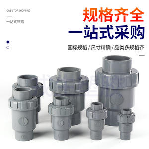 วาล์วกันกลับ Rong Sheng ขนาด 1 1/2 นิ้ว ทำจาก CPVC สำหรับท่อระบายน้ำอุตสาหกรรม - Product Image 3