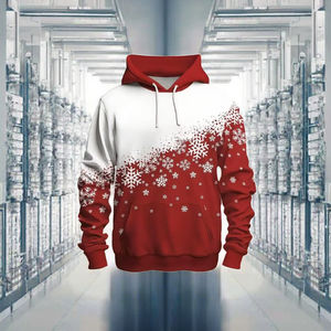 Sudadera Holgada de Poliéster/Spandex, Precio de Fábrica, Impresión por Sublimación Personalizada para Hombre y Mujer, Ropa Urbana, Servicio OEM, MOQ Bajo - Product Image 2