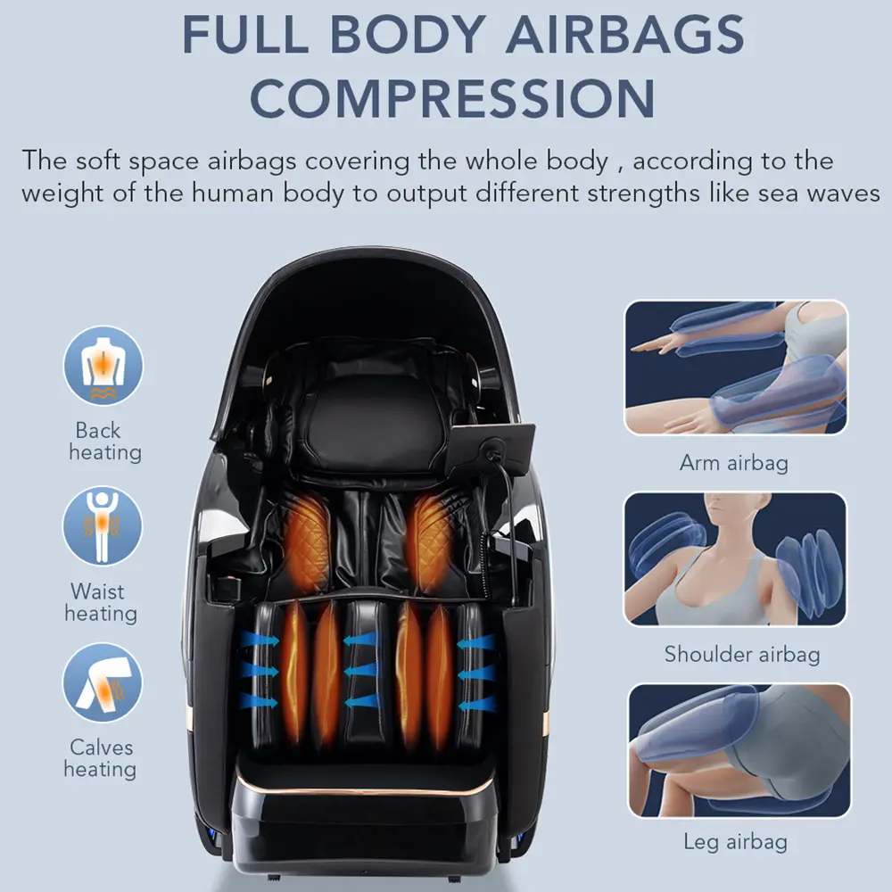 Ghế Massage Toàn Thân MSTAR Bằng Điện 4D Zero Gravity