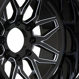 Llantas de coche todoterreno personalizadas <span class=keywords><strong>18</strong></span> 19 20 21 22 23 24 pulgadas 8x165,<span class=keywords><strong>1</strong></span> 8x170 ruedas forjadas de aleación de aluminio negro plato profundo para <span class=keywords><strong>Dodge</strong></span> <span class=keywords><strong>Ram</strong></span> - Product Image 4